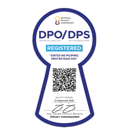 DPO/DPS registered with the National Privacy Commission