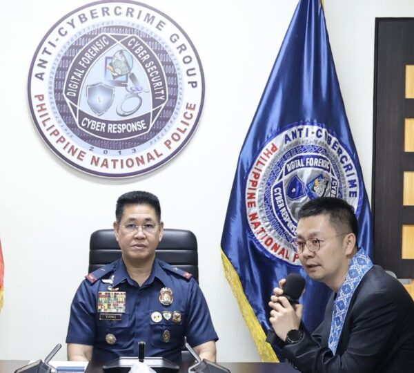 Mr. Tim Li sharing his insights with the Philippine National Police Anti-Cybercrime Group