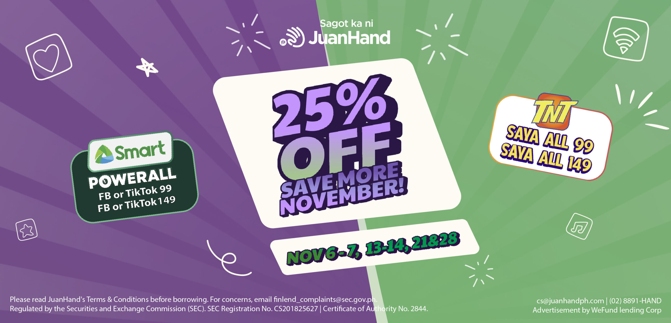 Save More November Smart x JuanHand